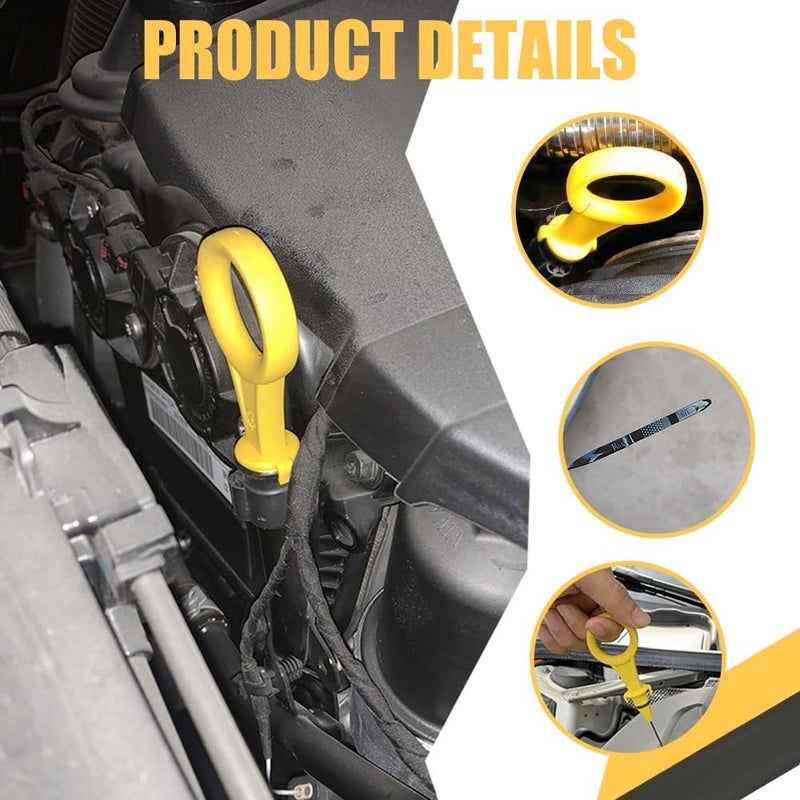 Tecledsn Engine Oil Dipstick, Car Engine Oil Dipstick Replacement OEM#06H-115-611E Fit for Audi 2.0 Engine A3 A4 A5 A6 Q3 Q5 TT - Image 4
